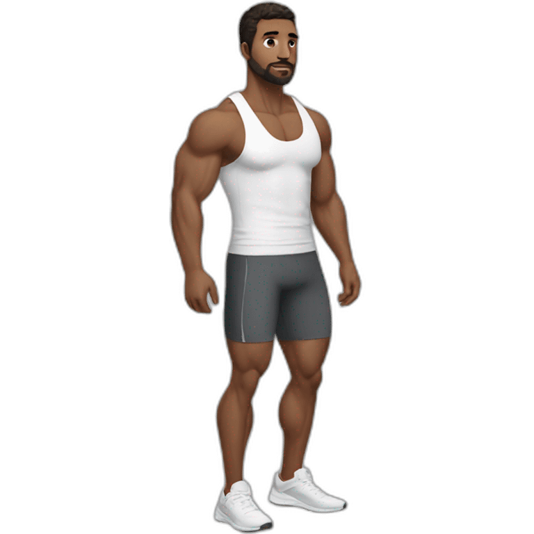 Classic workout clothes for men emoji