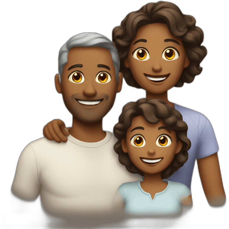 happy family emoji