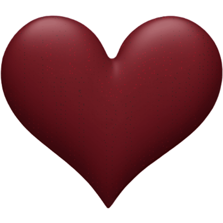 Maroon heart  emoji