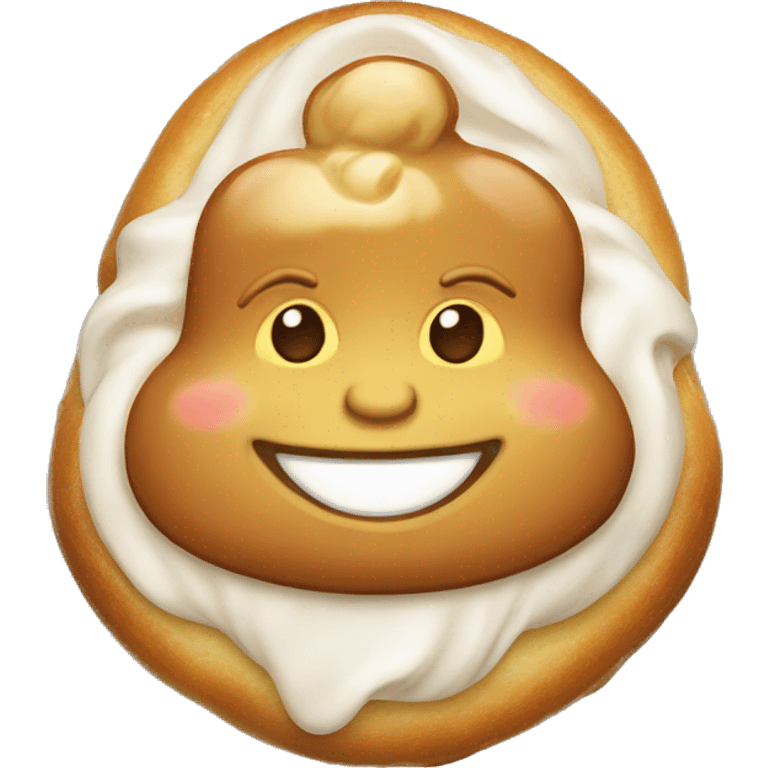 honeybun pastry emoji