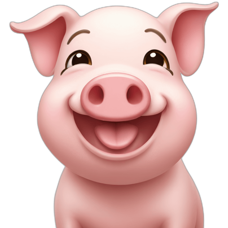 happy animal pig emoji