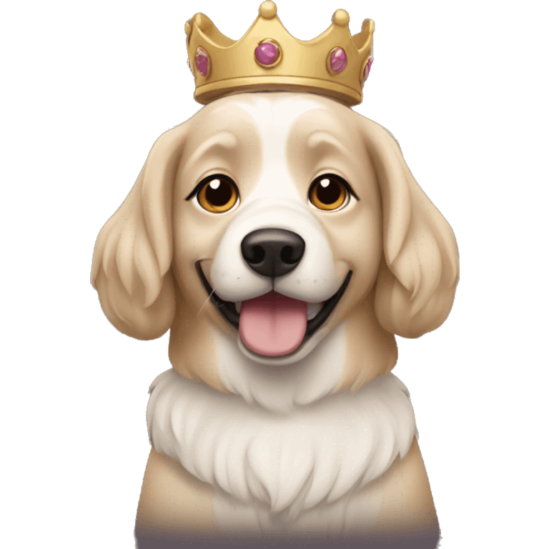 Sawyer dog princess emoji