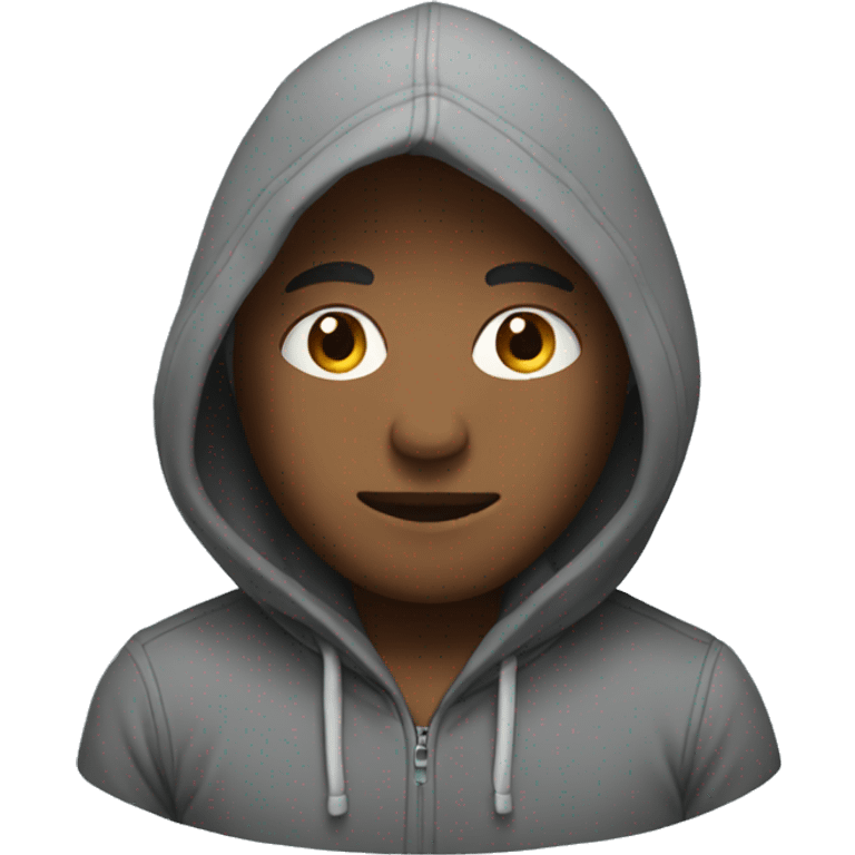 person with hoodie  emoji