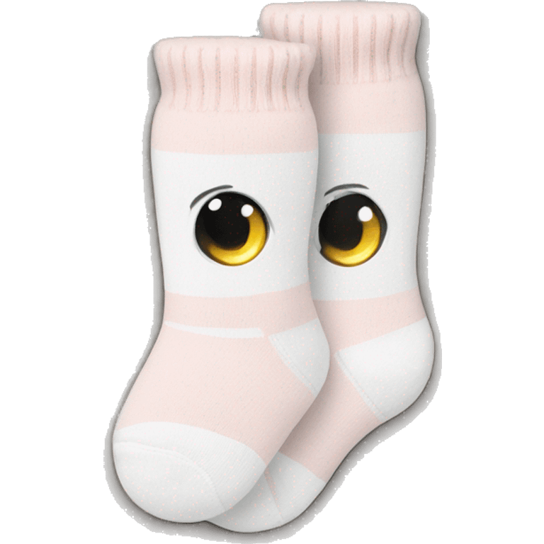 newborn baby socks emoji