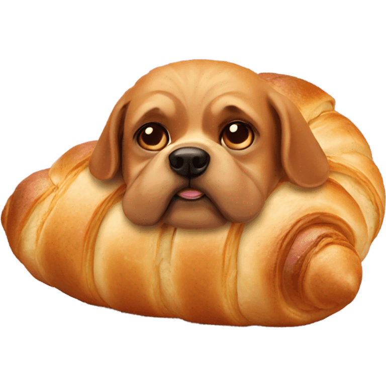 croissant dog  emoji