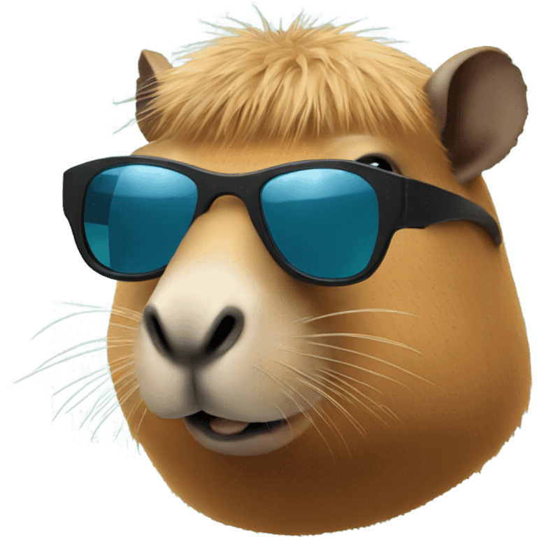 capybara with sunglasses  emoji