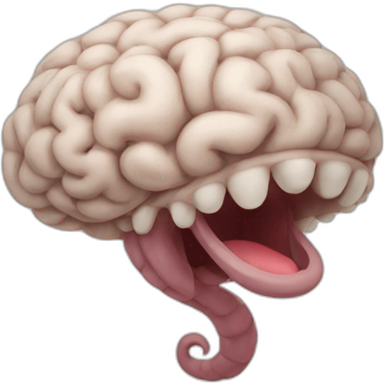 brain worm emoji