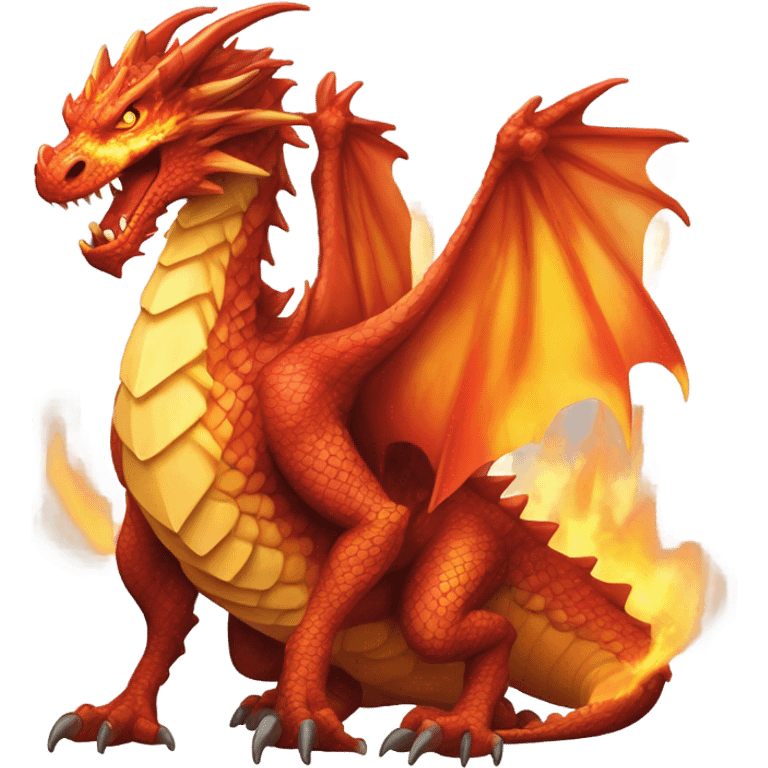 fire dragon emoji