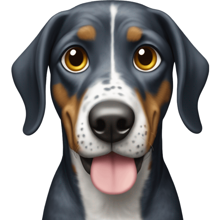 Bluetick hound dog  emoji