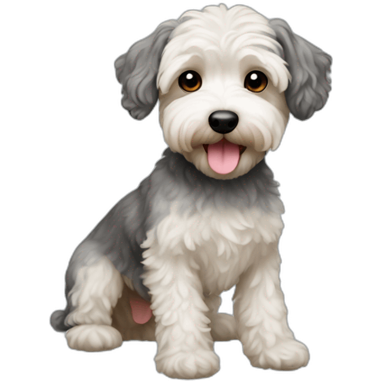 Mini Schnoodle emoji