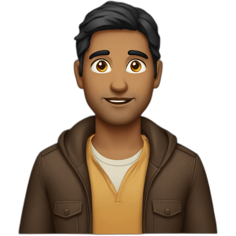 dark-hair-brown-indian-man emoji