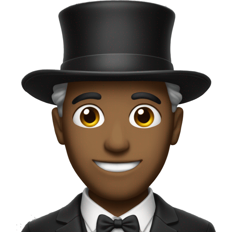 Shak with tophat emoji