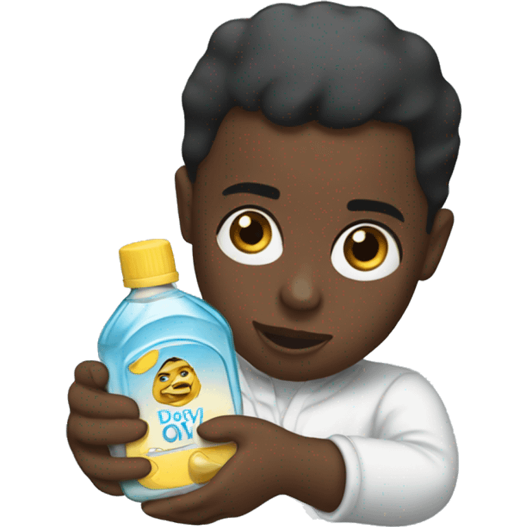 Diddy holding baby oil emoji