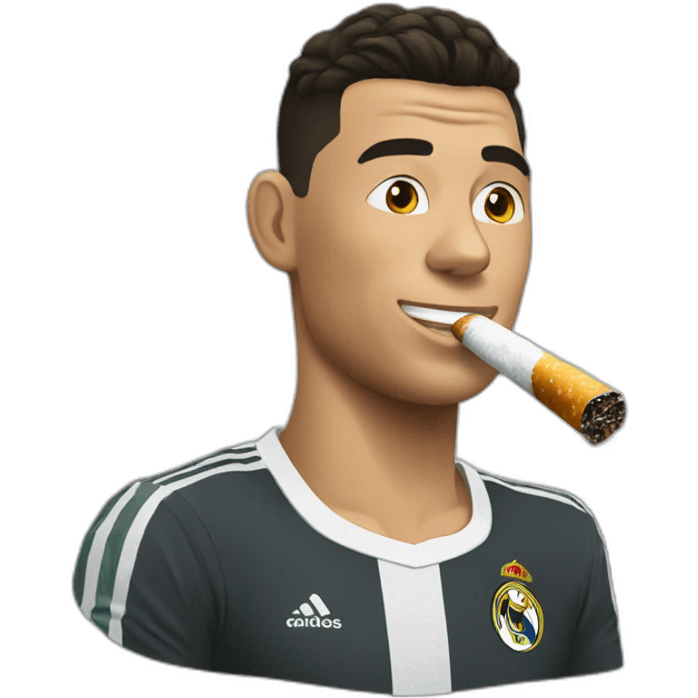 Ronaldo who smokes emoji