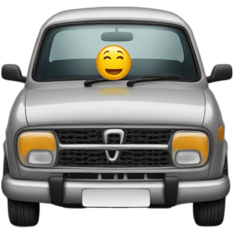 cerf dans voiture emoji