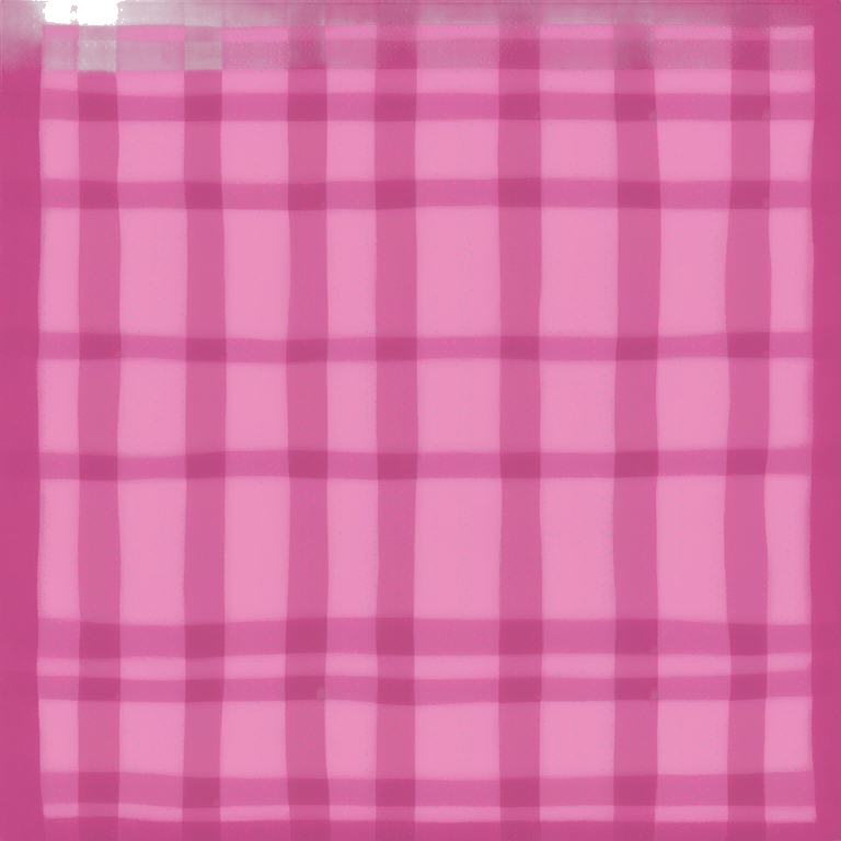 Pink checkered blanket emoji