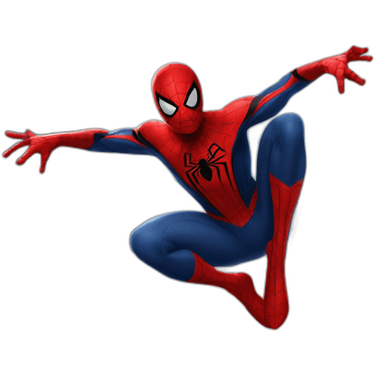 Spider-Man flying in New York  emoji