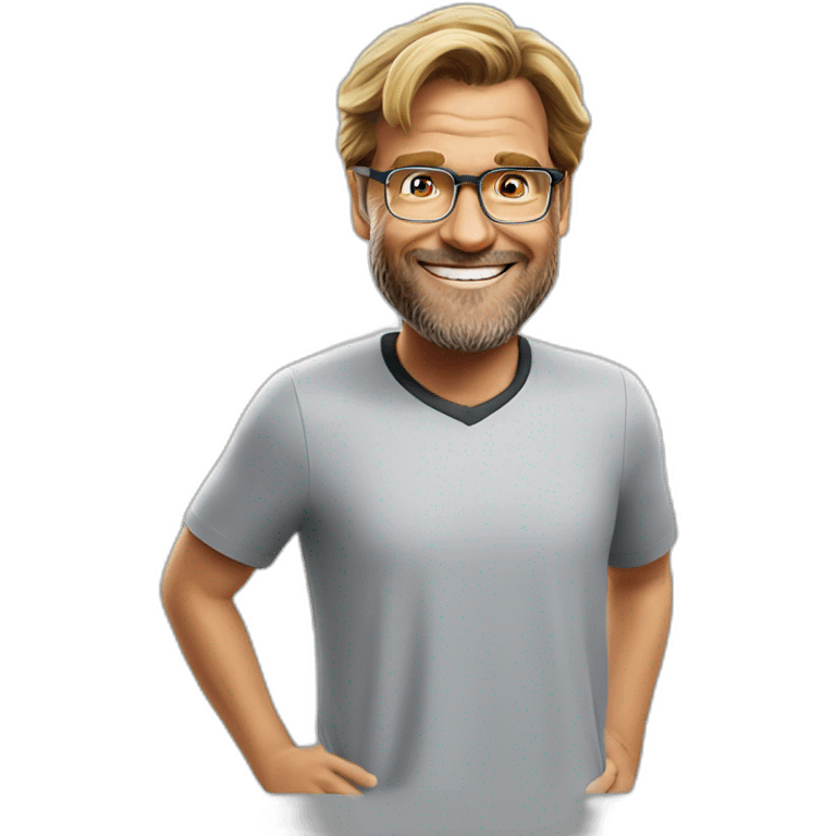 jurgen Klopp angel smile emoji