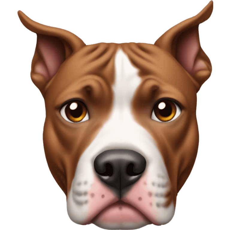 Pitbull cropped ears emoji