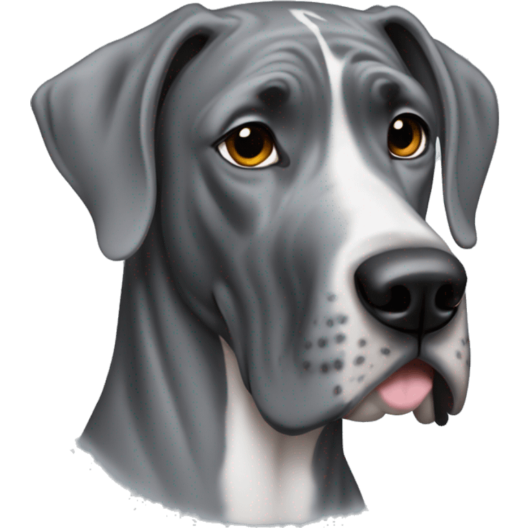 grey great dane emoji