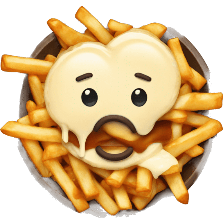 Poutine qui mange emoji