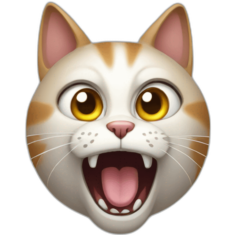 Cat scared emoji