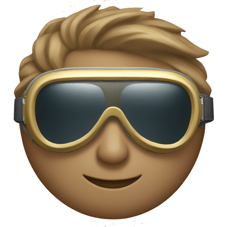 A cool pair of some aviator goggles emoji