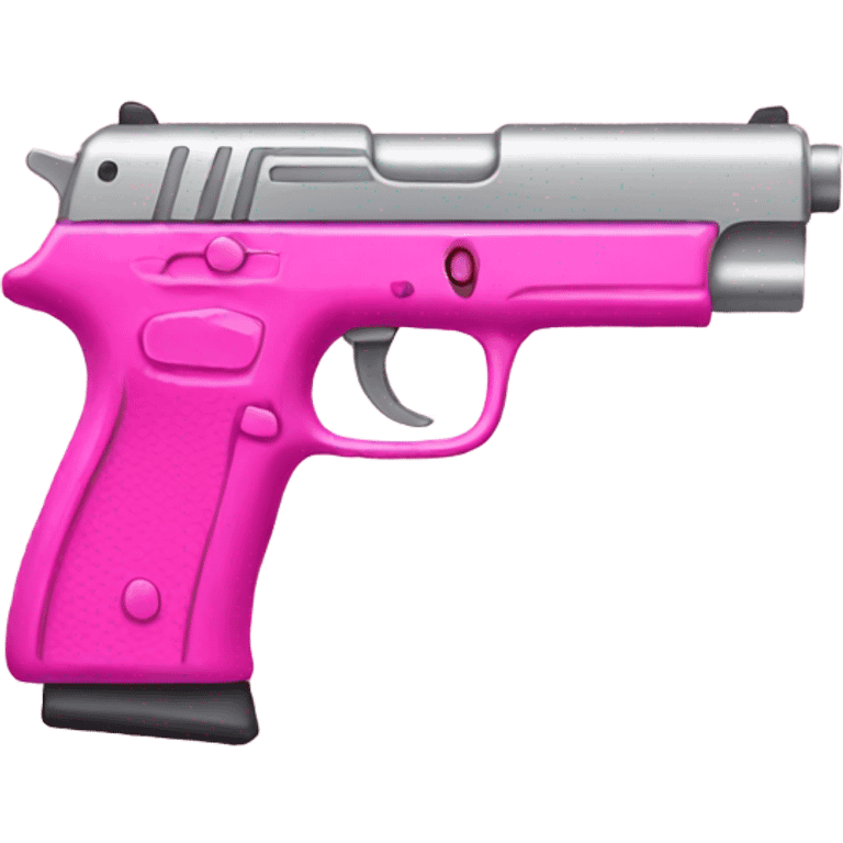 pink gun emoji