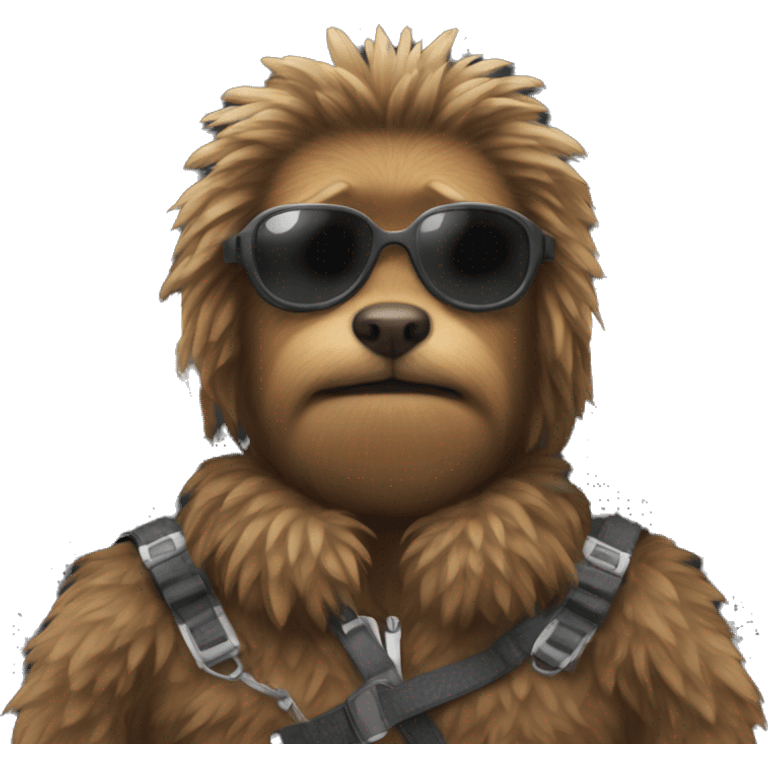 Brown fluffy cockpit emoji