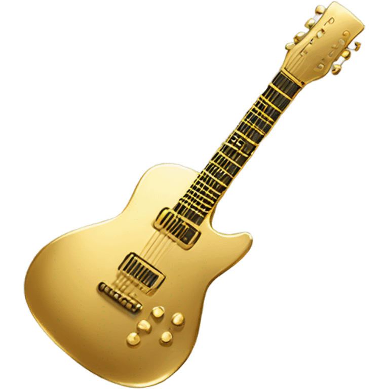 solid gold guitar emoji