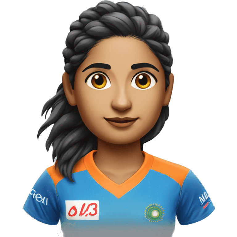 Mithali raj in indian jersy emoji