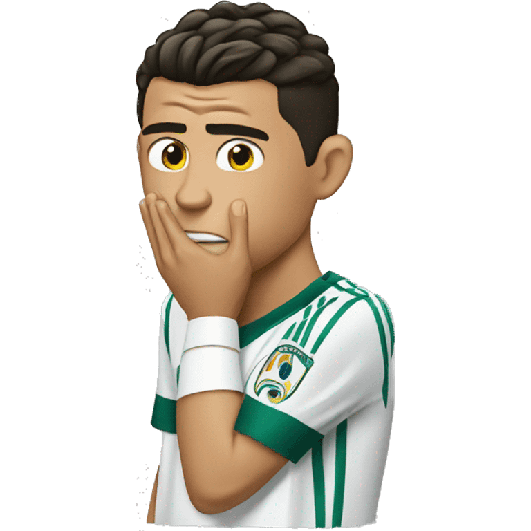 Cristiano Ronaldo crying emoji