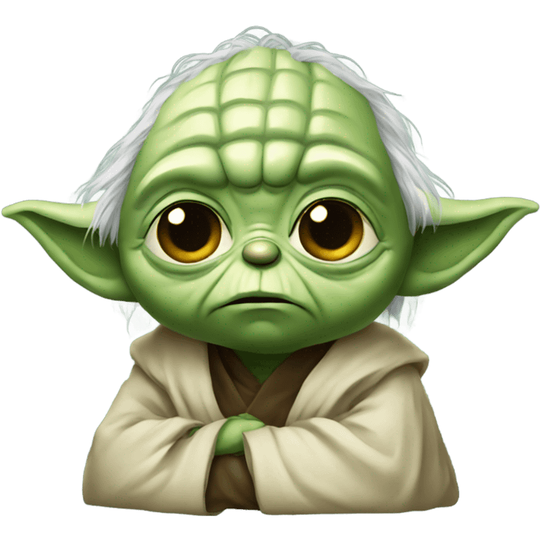 Sad Yoda emoji