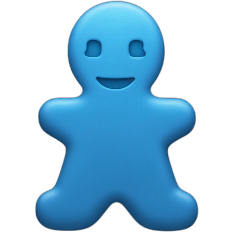 Blue meeple emoji