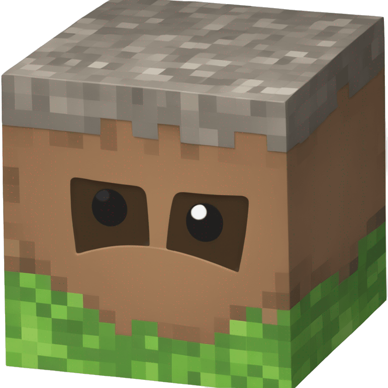 Minecraft dirt block emoji