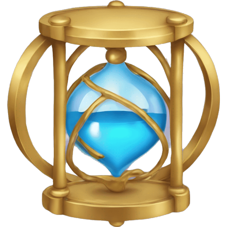 Time turner with a hourglass heart emoji