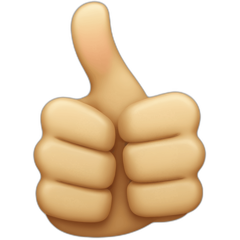 massive thumbs up emoji