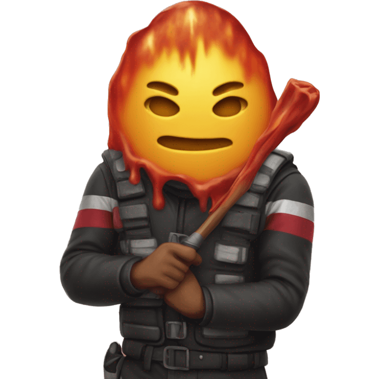 Heat with tringle emoji