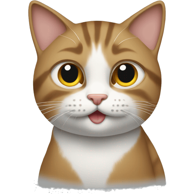 Un chat qui chante emoji