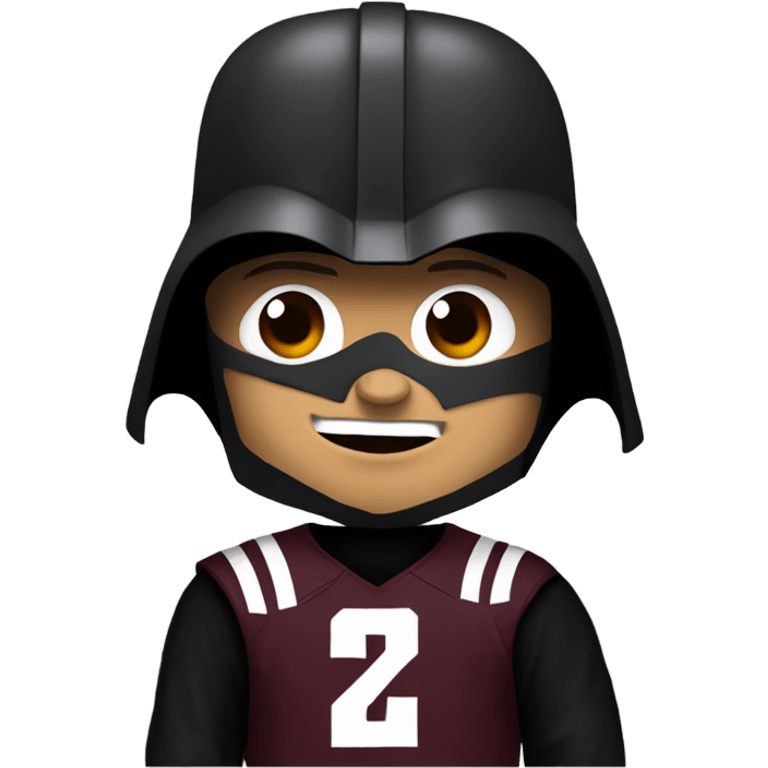 Darth Vader with a Johnny manziel Texas a&m jersey emoji