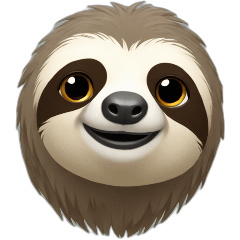 cool sloth emoji