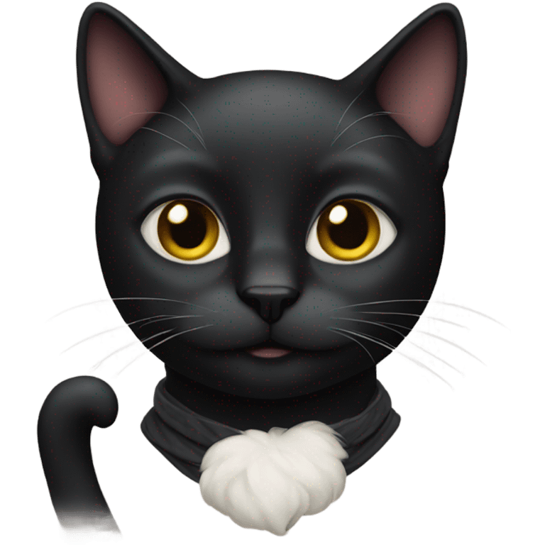 Black cat emoji