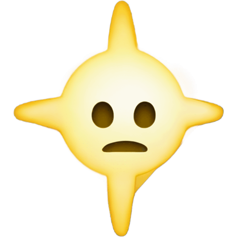 line pointing upward with a glowing star at the end emoji