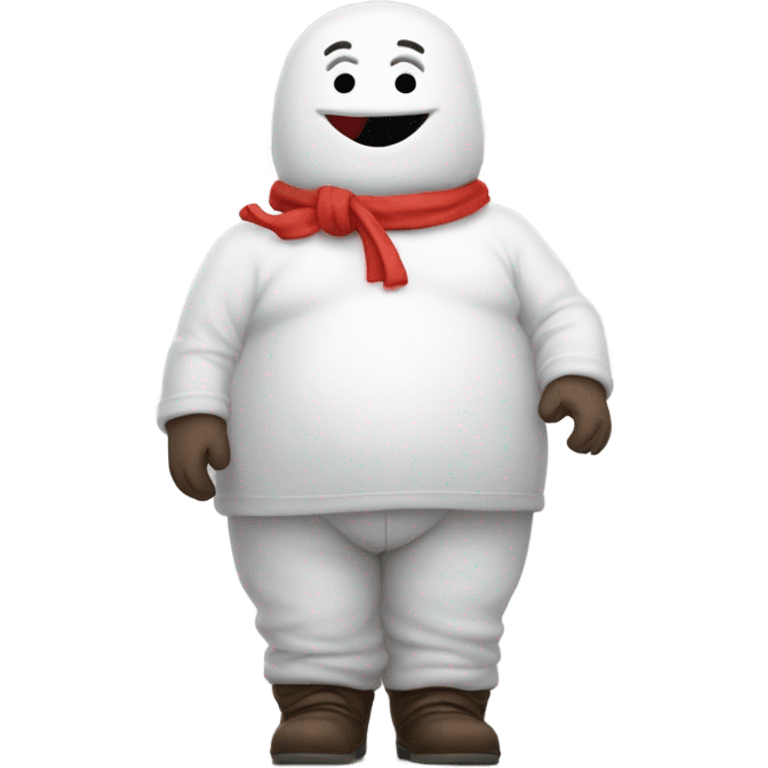 gros bonhomme encaleçon emoji