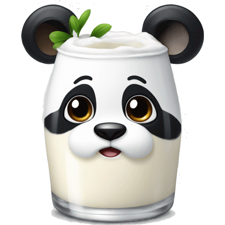 panda milk emoji