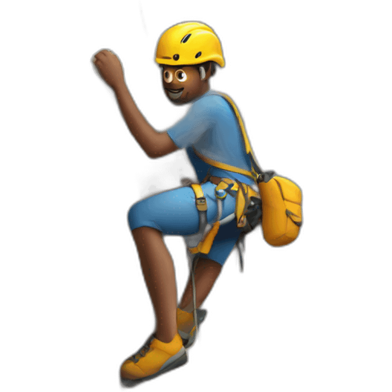 Climbing emoji