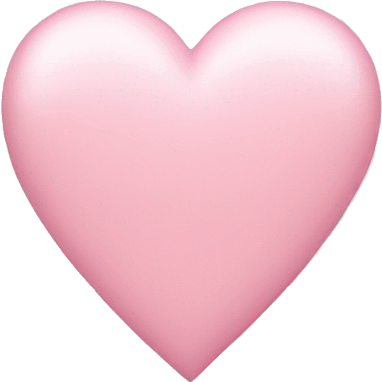 Light pink Heart  emoji