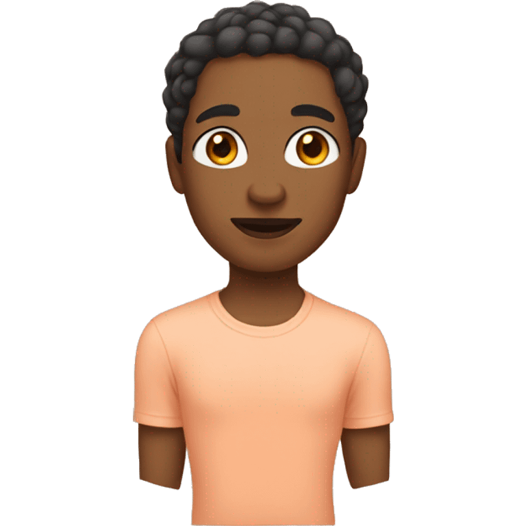 A skin color peach emoji