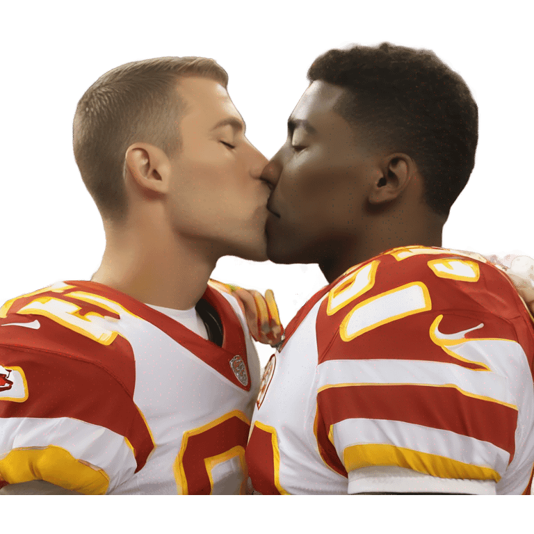 Chiefs gay kiss emoji