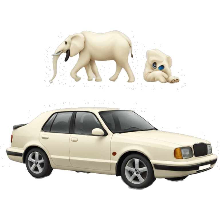 ivory converts car  emoji